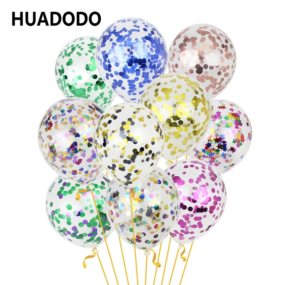 colorful conffite balloons