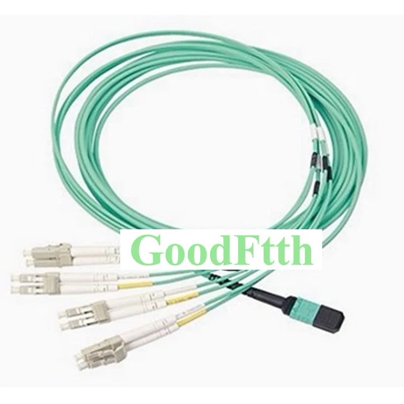 

Fiber Patch Cord Jumper MPO-LC LC-MPO Multimode OM3 8 Cores GoodFtth 20-100m