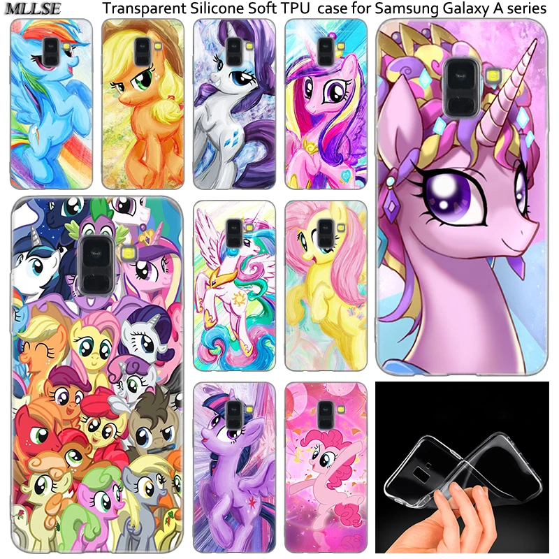 

MY LITTLE PONY Silicone Case For Samsung Galaxy A50 A30 A10 A40 A6 A8 Plus A20 E A5 A7 2018 2017 2016 Note 9 8 Fashion Cover