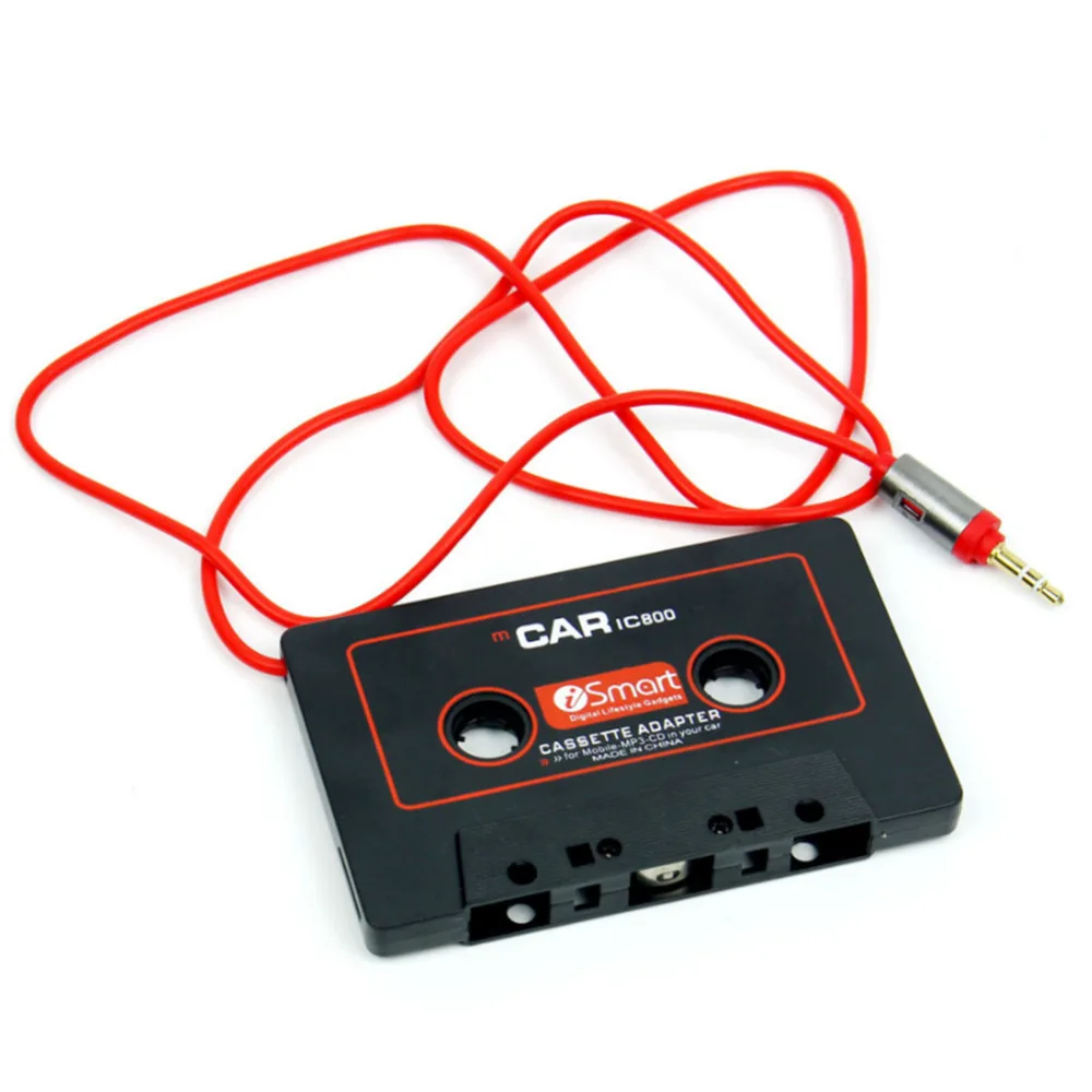 Brand New Car Audio Tape Cassette Adapter 3.5mm Jack AUX For Mp3 CD