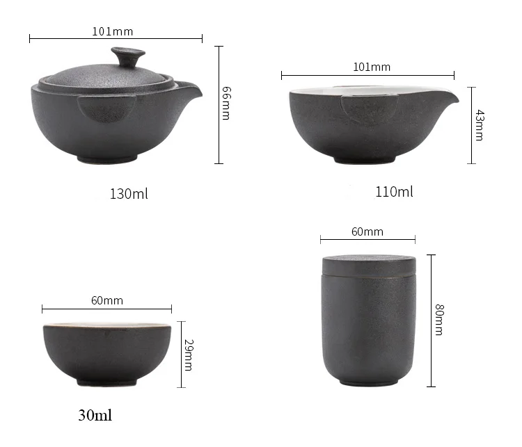 TANGPIN керамический чайник gaiwan чайные наборы портативный дорожный чайный набор