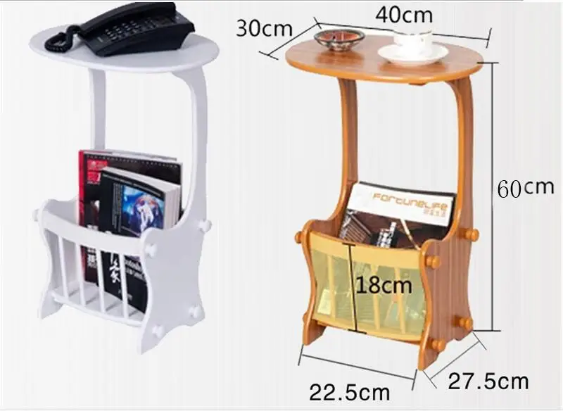 Eco-friendly fibreboard tea table Side tables Multipurpose Coffee Tables with Storage rack Living Room Furniture