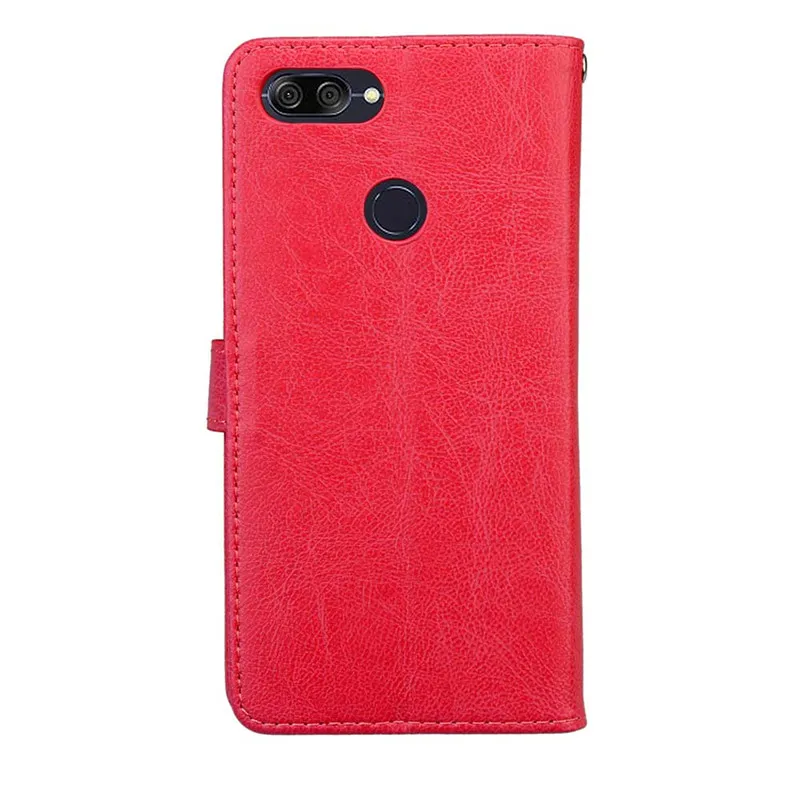 Чехол из искусственной кожи для ASUS ZenFone Max Plus M1 ZB570TL откидная крышка Ретро стиль