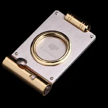 1 шт. Cohiba 2 в 1 из нержавеющей стали сигары резак с сигары удар ножницы резка Нож Металл