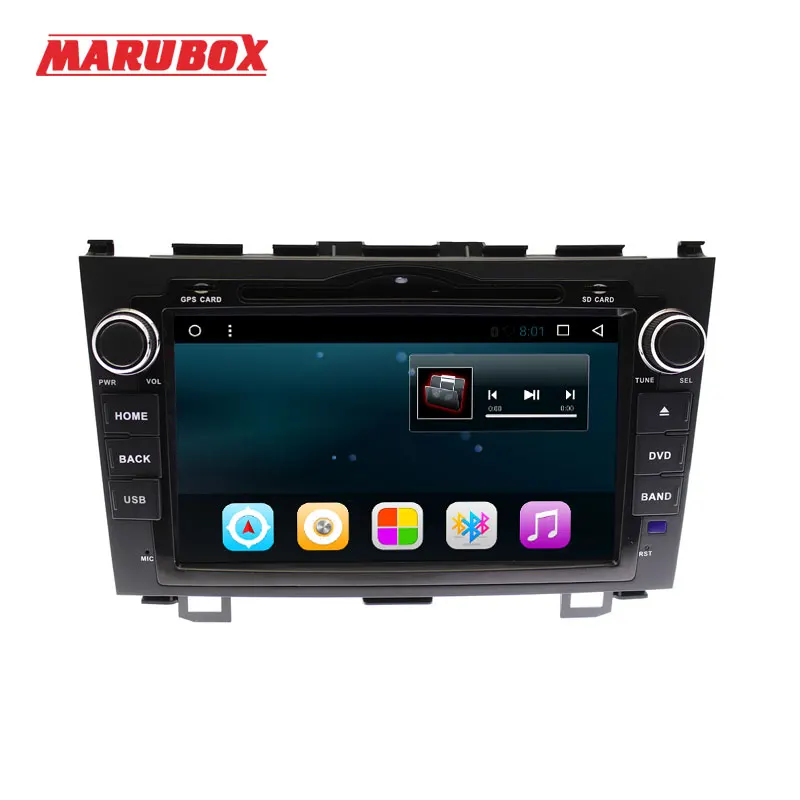 MARUBOX 2Din 8 &quotAndroid 7 1 четырехъядерный для Honda CRV CR V 2007 2011 DVD GPS навигация стерео радио