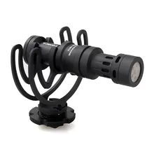 CVM-VM10 Кардиоидная направленность конденсаторный, для блиц-интервью видео микрофон для DSLR для iPhone Vlog Vlogger liveream с ветровым стеклом