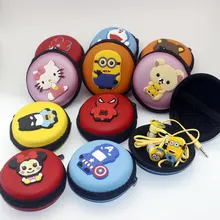 Despicable Me Minions headset Cartoon In-ear Wired 3.5 mm Hello Kitty, mickey avengers alliance Earphone for MP3 MP4 Phone