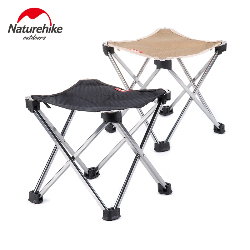 

Naturehike Outdoor Folding Fishing Picnic BBQ Garden Chair Tool Square Camping Stool 7075 Aluminium Alloy L size 25x25x28cm