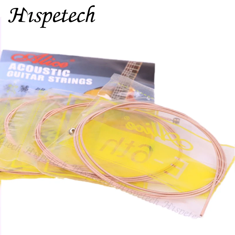 

HISPETECH 6pcs Guitar Strings 1 Steel Core Antirust Guitar Accessories Classic Durable Electric Musical Instrument Strings Set