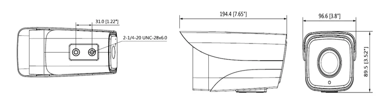 Новый высокое разрешение 4mp HDCVI Камера HAC-HFW3401M-I4 ИК до 100 м CMOS Сенсор день Ночное видение Водонепроницаемый IP67 для cctv