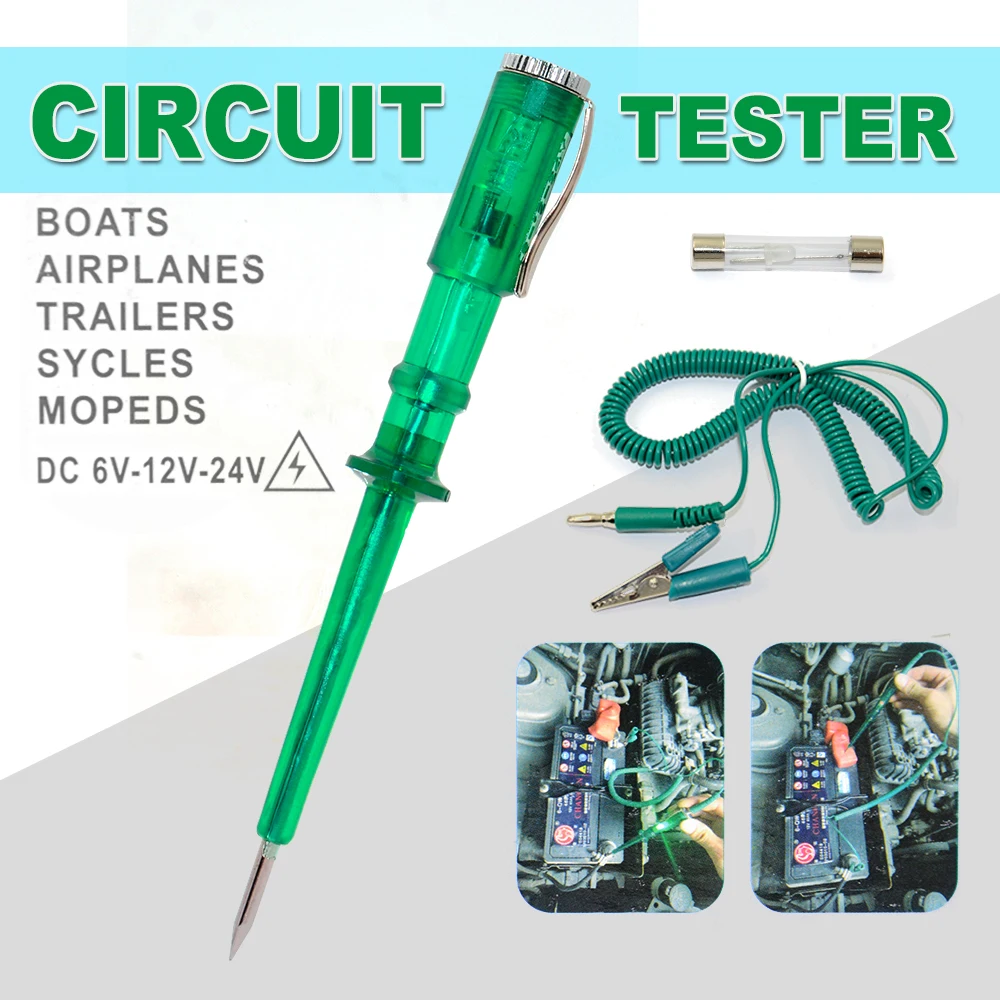 VSTM Car Circuit Tester DC 6V 12V 24V Voltage Auto Vehicle Gauge Test