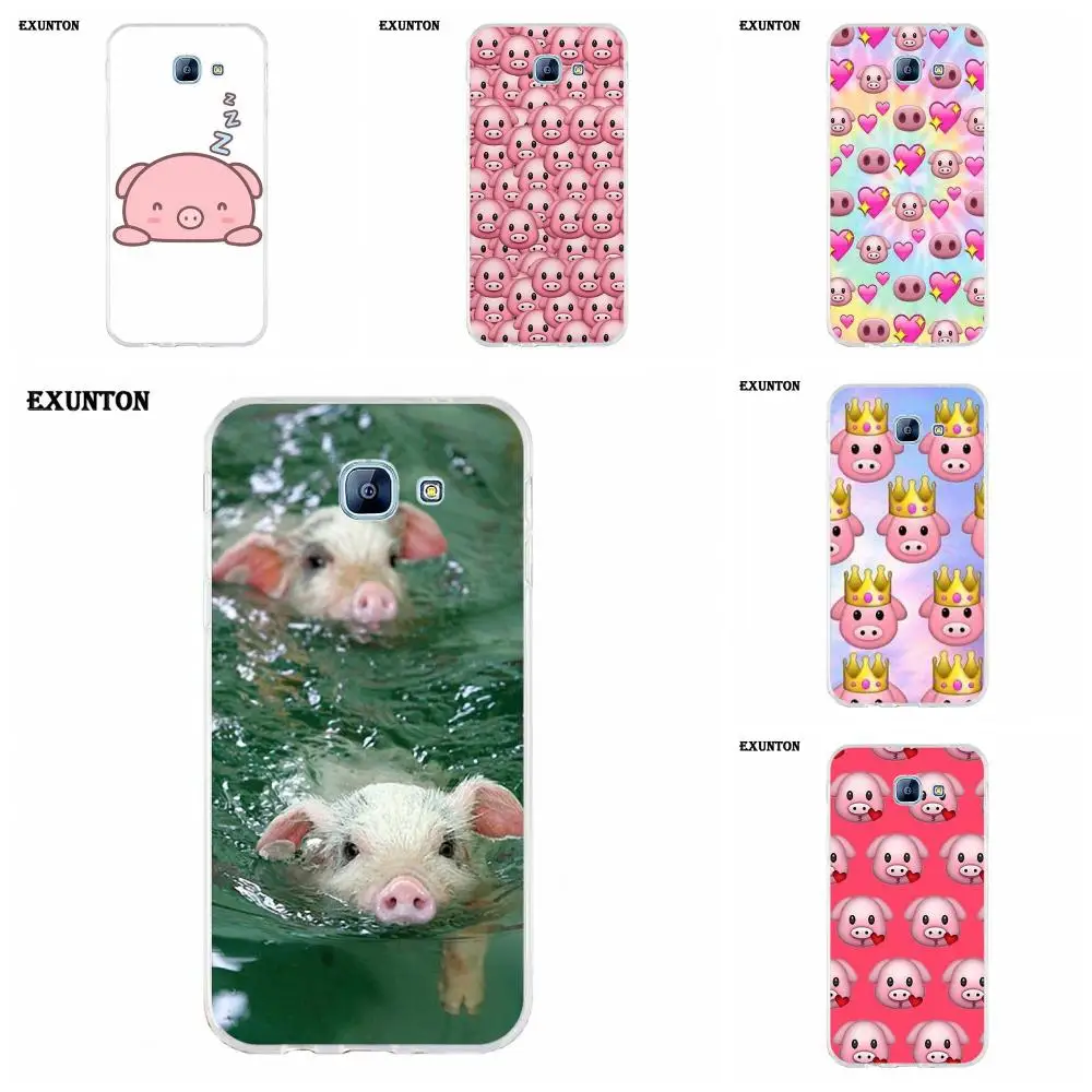 

Little Pig Emoji Soft TPU Covers Capa For Galaxy Alpha Core Note 2 3 4 S2 A10 A20 A20E A30 A40 A50 A60 A70 M10 M20 M30