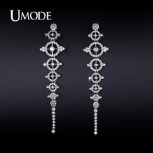UMODE 2016 New Arrival Trendy Crystal Dangle Earrings For Women Jewelry Fashion Boucle D’Oreille Femme Christmas Gifts AUE0233