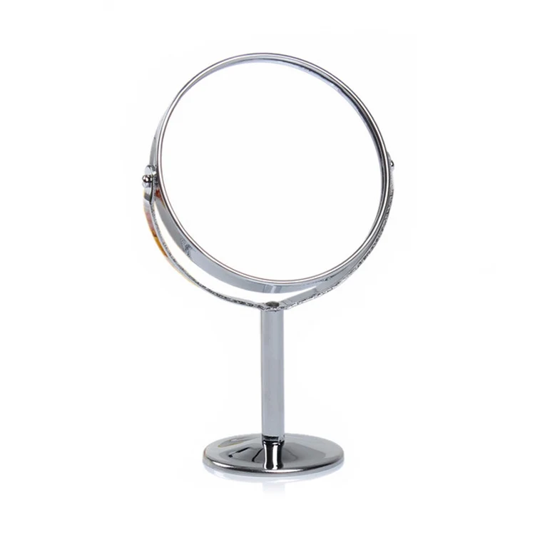 MayCreate овальное/Круглое двустороннее зеркало для макияжа настольная столешница основание нормальное увеличительное зеркало для использования в ванной комнате путешествия