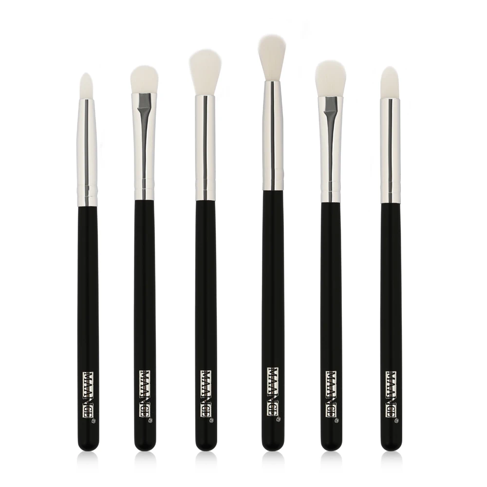 

6-10 Pcs/lot Professional Eyes Makeup Brushes Set Wood Handle Eyeshadow Eyeliner Blending Makeup Brushes
