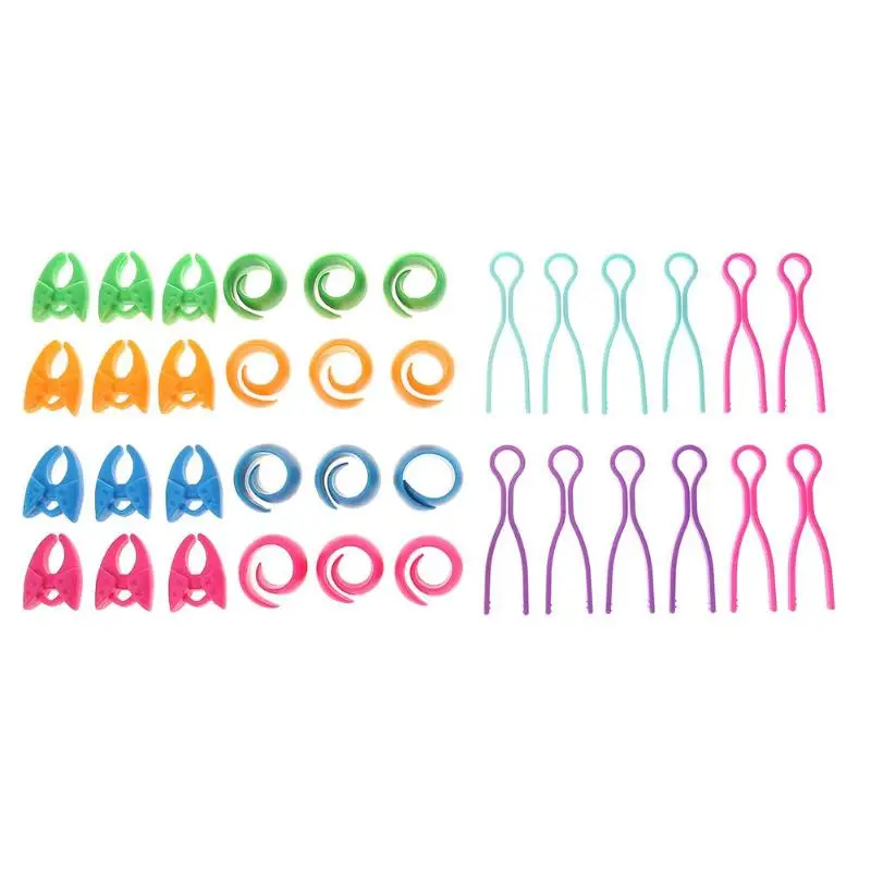 

36pcs/set DIY Spindle Bobbin Clips Thread Roller Fixed Wrapped Sewing Clamp Silicone Bobbin Thread Clamp Sewing Accessories