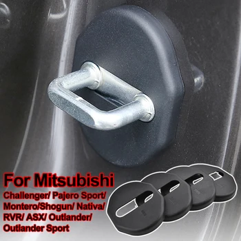 

Misima 4Pcs For Mitsubishi Challenger Pajero Sport Nativa RVR ASX Montero Shogun Outlander Door Lock Catch Cover Cap Buckle