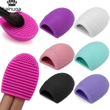 Maquillaje de silicona Cepillo de Limpieza de Herramientas de Lavado de Cepillos de Cosméticos de Maquillaje 8 colores de Cosméticos de Lavado Limpiador de Cepillo Herramienta de Huevo
