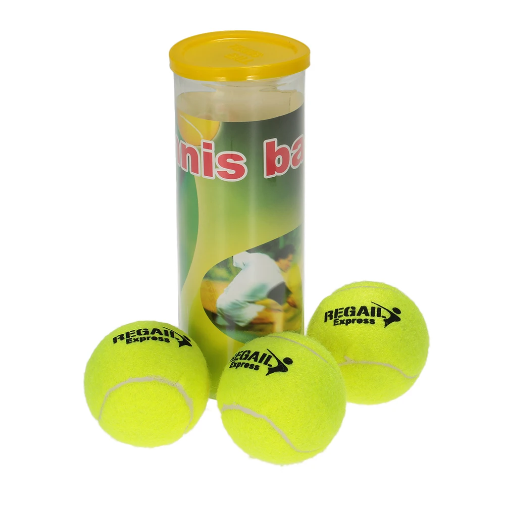 3 шт. Высокая устойчивость Теннисный тренировочный мяч Практика прочный теннисный мяч тренировочные мячи для начинающих соревнований