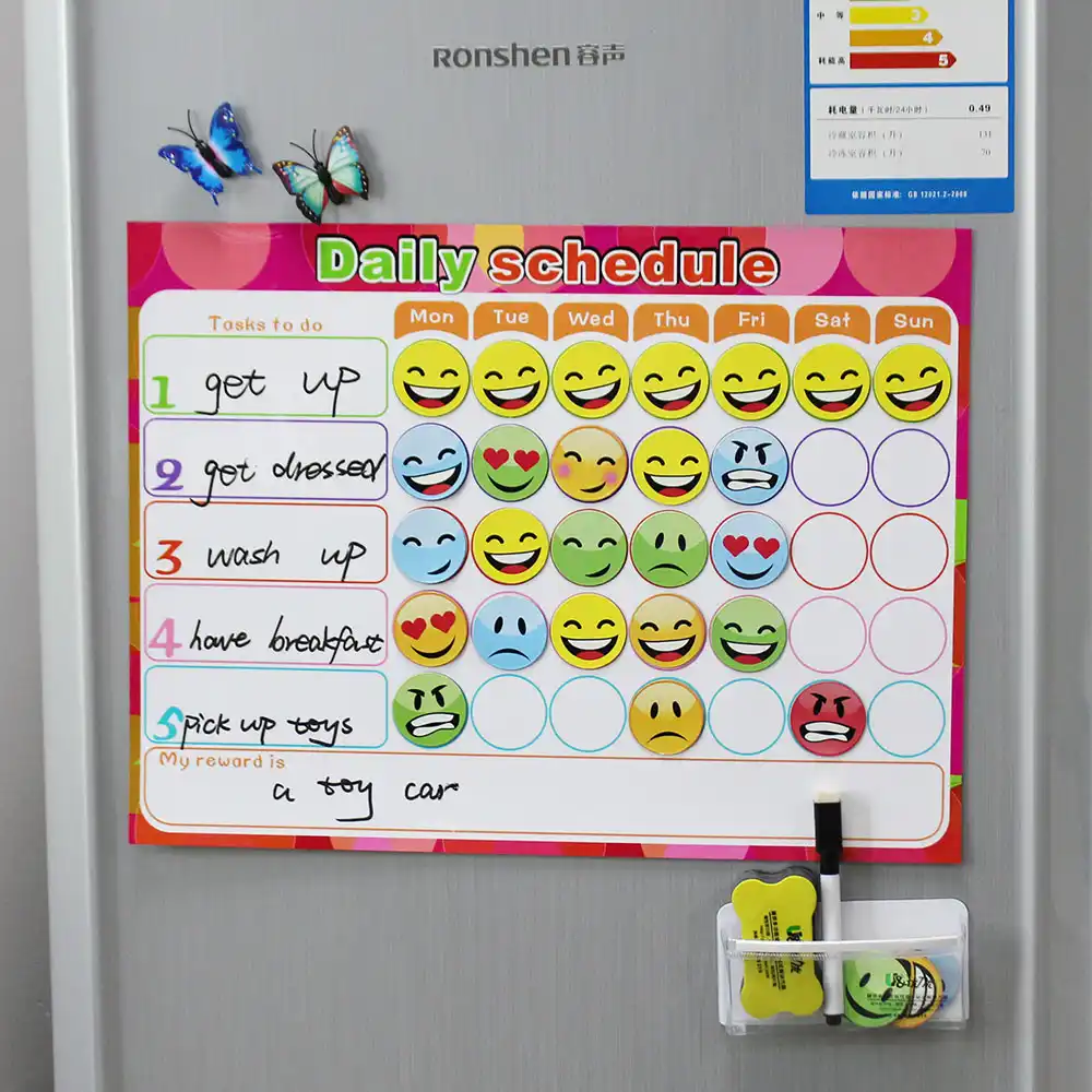 Detail Feedback Questions About Dry Erase Magnet Weekly Planner Dry Erase Magnet Weekly Planner Creative To Do List Kids Schedule Magnetic Reward Chart 40