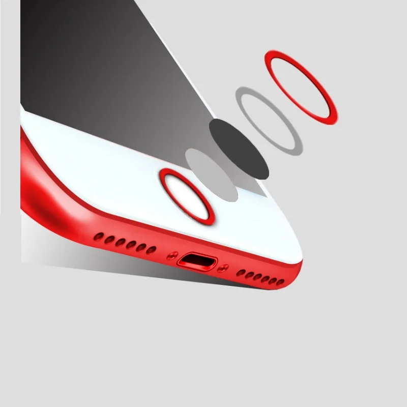 Металлические кнопки «Домой» Стикеры для iPhone 8, 7, 6, 6 S, Plus, 5, 5S SE iPad клавиатура Поддержка за счет сканера отпечатков пальцев клавиша Home