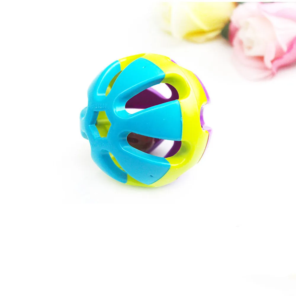 

Colorful Plastic Dog Toys Ring Balls Dog Cat Hamster Chewing Fetch Pet Toys Pet Sound Toy Jouet Chien Indestructible