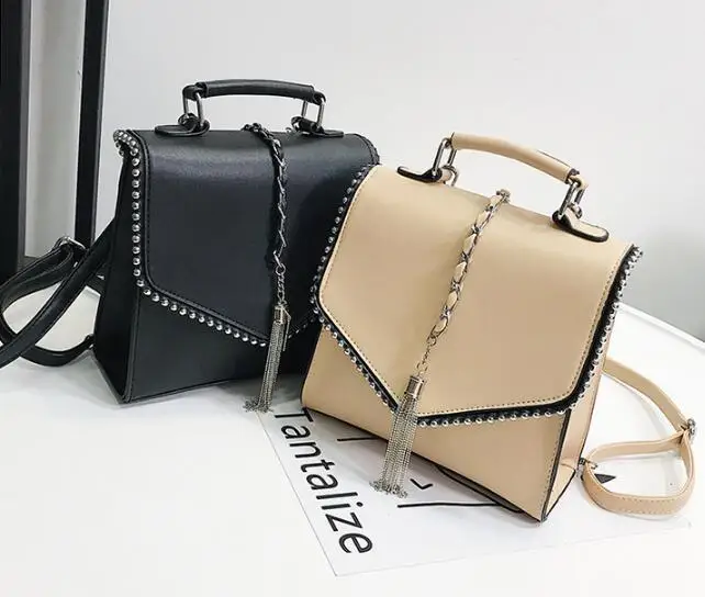 Модные кожаные рюкзаки для девочек-подростков Bolsa Feminina Mochila маленький женский