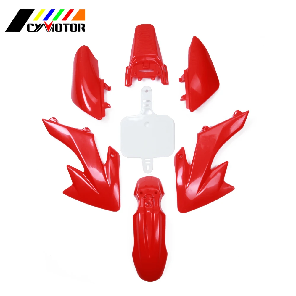Комплект пластикового корпуса для мотоцикла переднее и заднее крыло HONDA XR50 CRF50 50CC