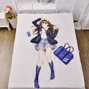 

Anime Idolmaster Shibuya Rin Bed Bedding Sheet Sexy Bedsheet 3d Fitted Carpet Duvet Covers Quilt Flannel Mattress