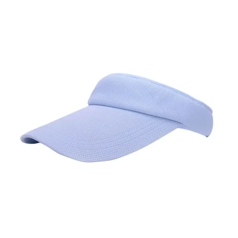 Привлекательный Для женщин козырек обычная шляпа Спортивная Кепки Цвета Гольф Теннис пляж шляпа Регулируемый - Цвет: Light Blue
