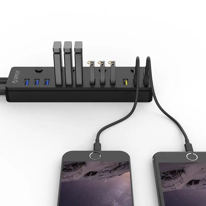 12 портов USB 3 0 концентратор В 5 А адаптер питания зарядное устройство с