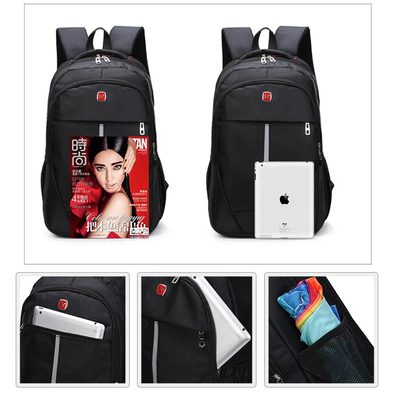  Men's Waterproof Laptop Backpack Men Business Oxford Backpacks for Teenage Travel Bags Multifunctio - 32829721996