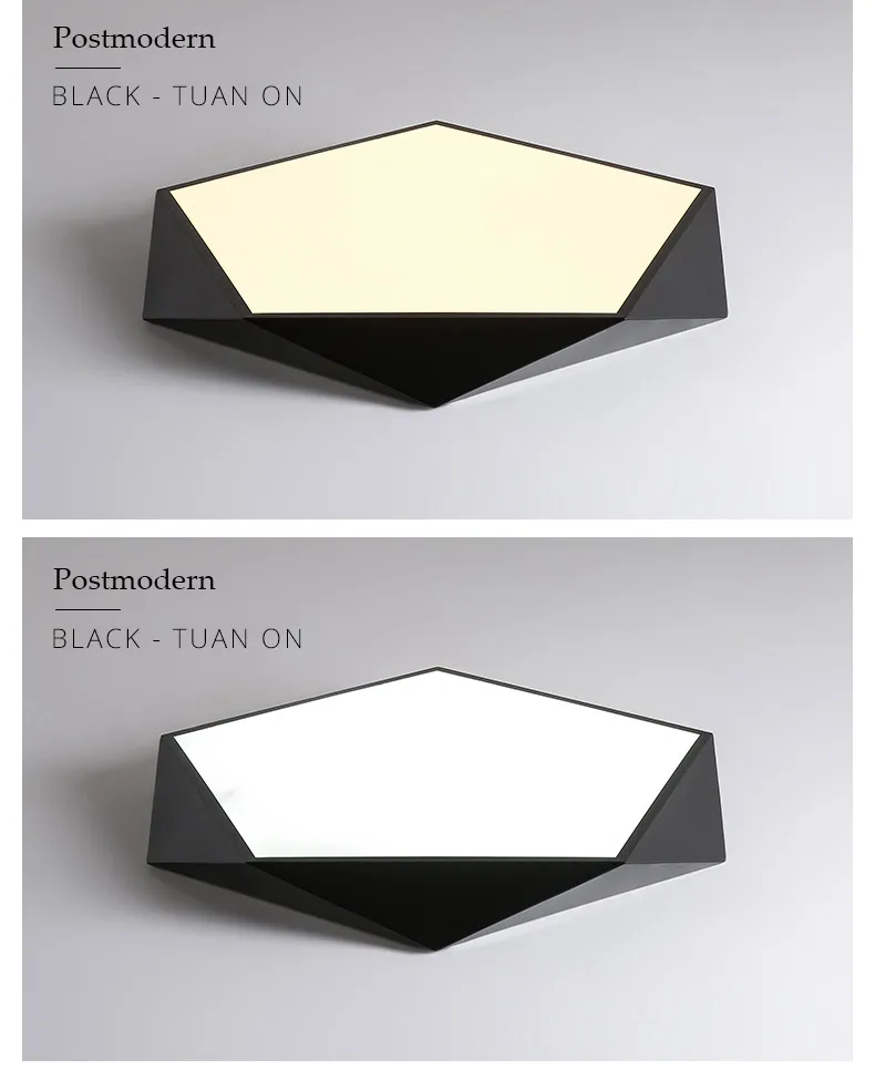 DX 3D Pentagon Led Ceiling Lights (11)