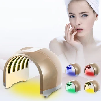 

Upgraded Version 4 Colors LED Photon Facial Neck Mask PDT Photodynamic Microcurrent Skin Care Acne Treatment For Beauty Salon