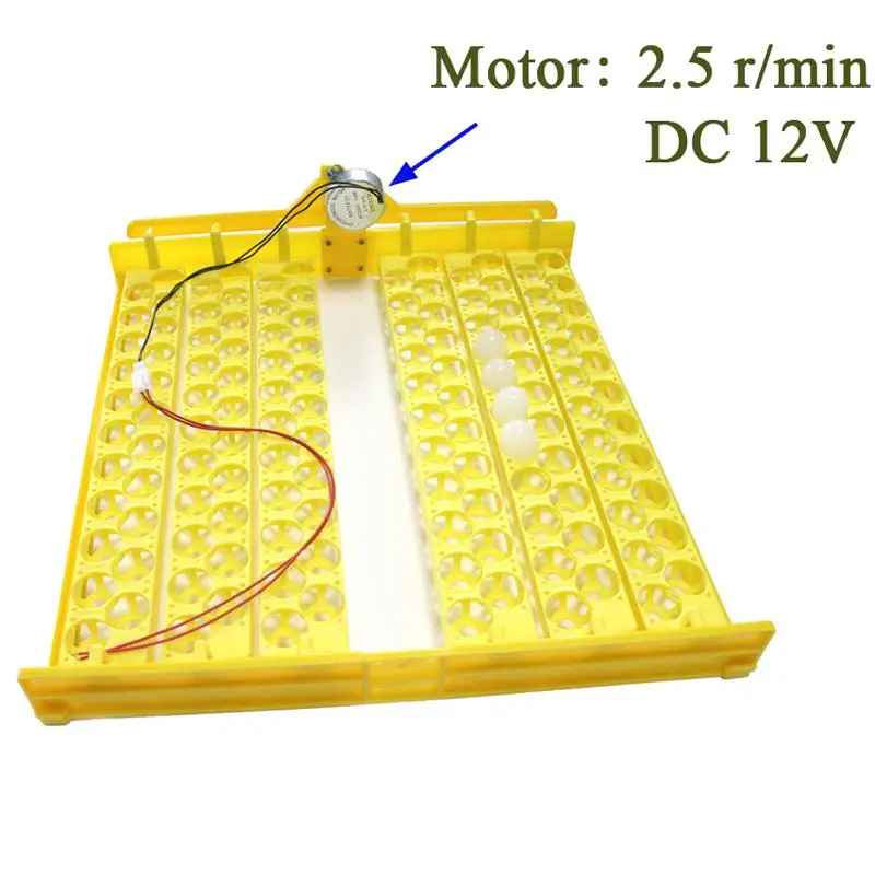 Новинка 132, инкубация для яиц, птиц, Автоматически поворачивает яйца, попугай, перепелиный инкубационный лоток, оборудование для инкубации птицы - Цвет: DC 12V