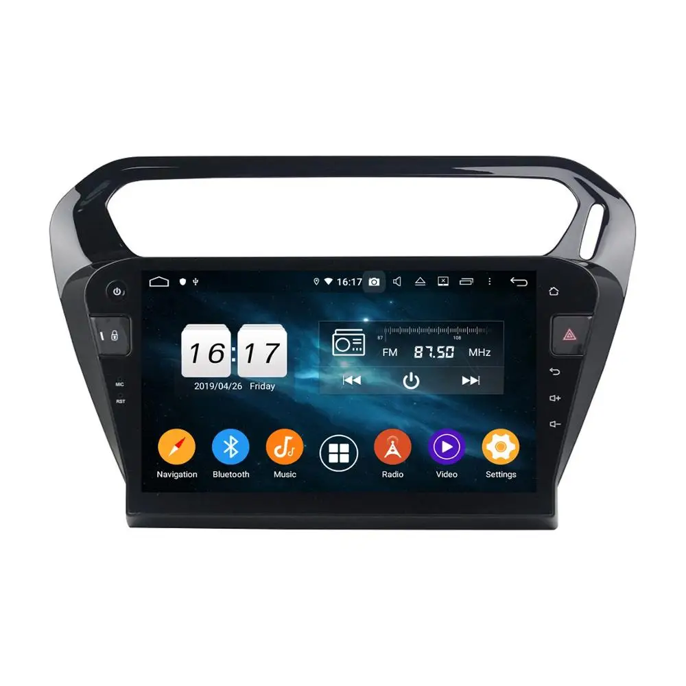 Cheap 4GB+32GB Octa Core 10.1" Android 9.0 Car Audio Radio GPS Navigation Player for Peugeot 301 Citroen Elysee 2013 2014 2015 2016 1