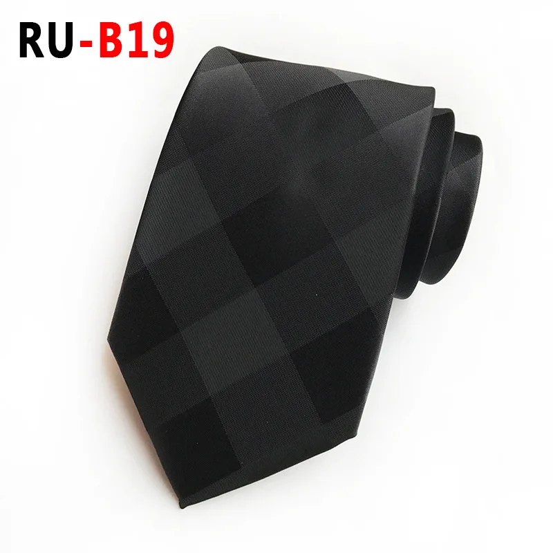 RU-B19 67 цветов, шелковый галстук для мужчин, жаккардовый, 8 см, Модный Цветочный галстук, деловой галстук для свадебной вечеринки, галстук, подарок для Него - Цвет: RU-B19