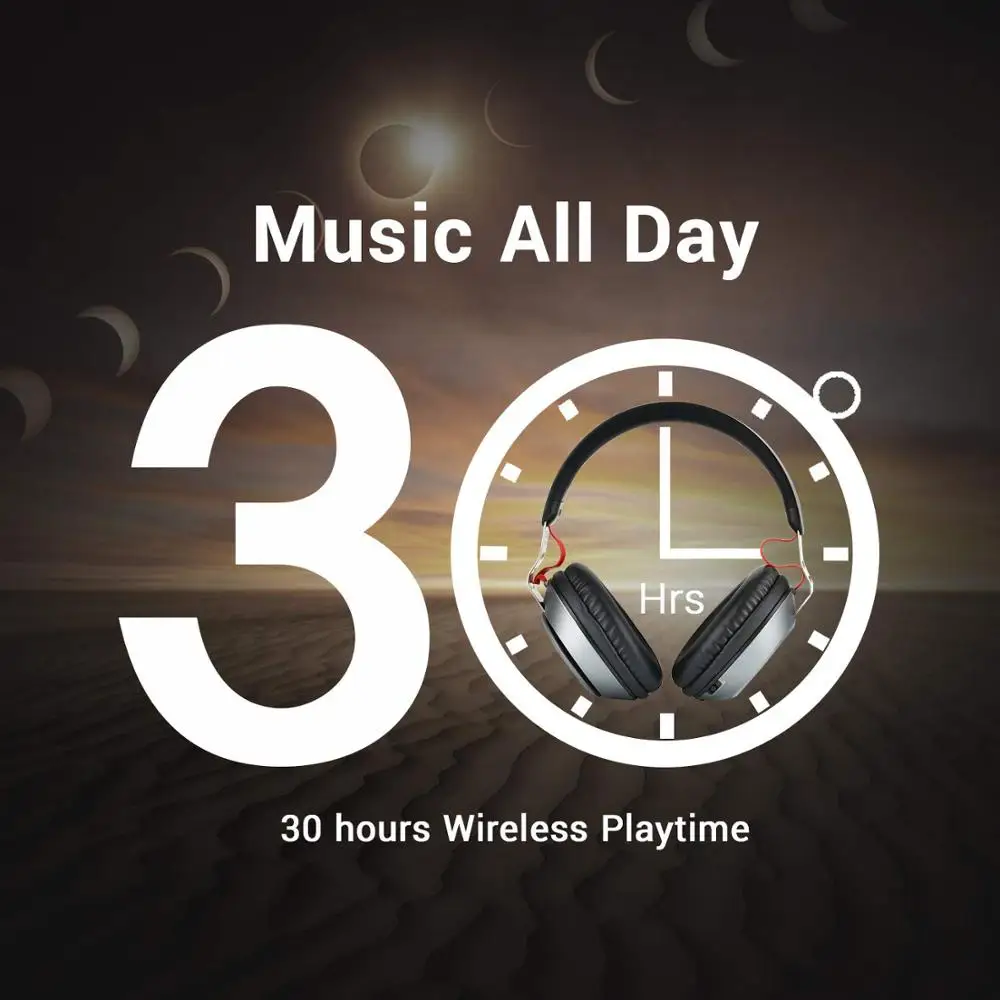 Беспроводные наушники EKSA Bluetooth 5 0 проводная гарнитура 500 мА/ч с микрофоном