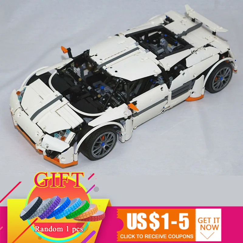 

20052 1950Pcs Technical Series The Predator Supercar Set MOC-2811 Building Blocks Bricks toy Model Toys for Kids