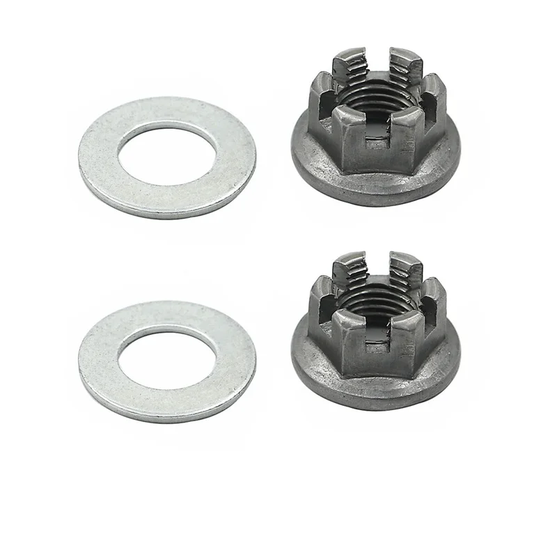 2X Rear Axle castle hub nut washer for Yamaha Banshee Blaster Raptor
