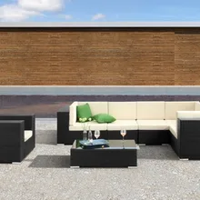 Диван мебель гостиная Mateus открытый плетеный 6 шт. модульный секционный диван