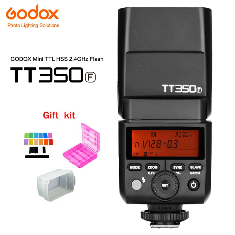 Вспышка Godox V860II GN60 ttl HSS 1/8000s Speedlite с литий-ионным аккумулятором+ передатчик вспышки X1T-C/N/S для Canon Nikon sony DSLR