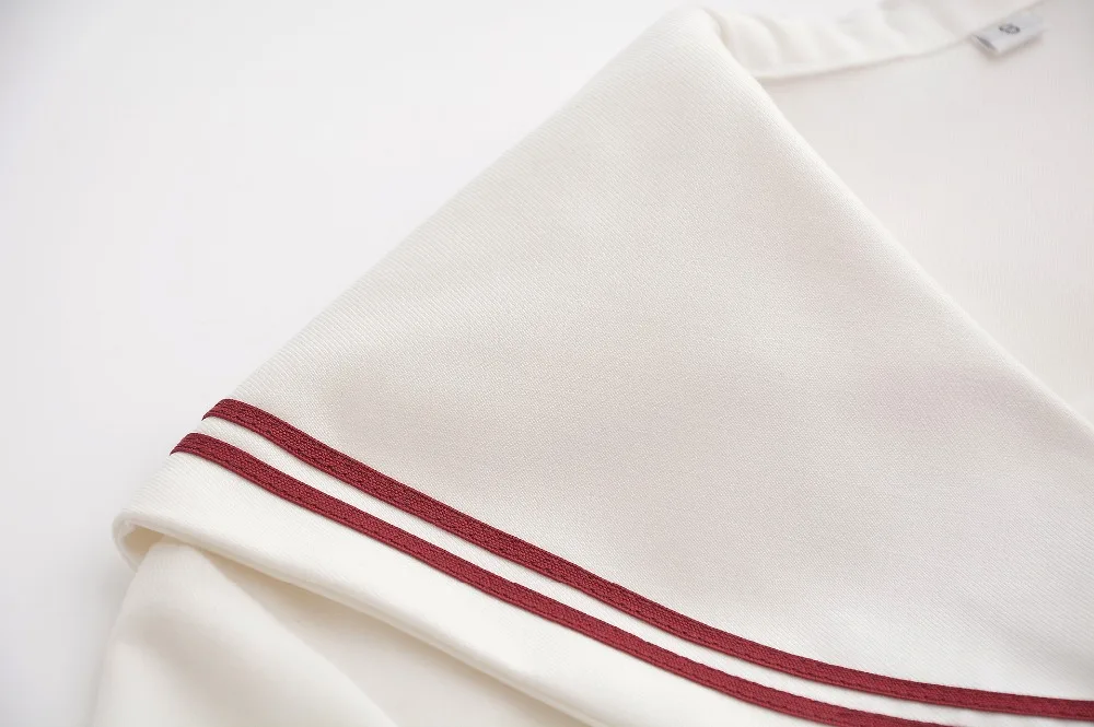 Новая школьная форма для девочек, JK, японская, красная, белая ...