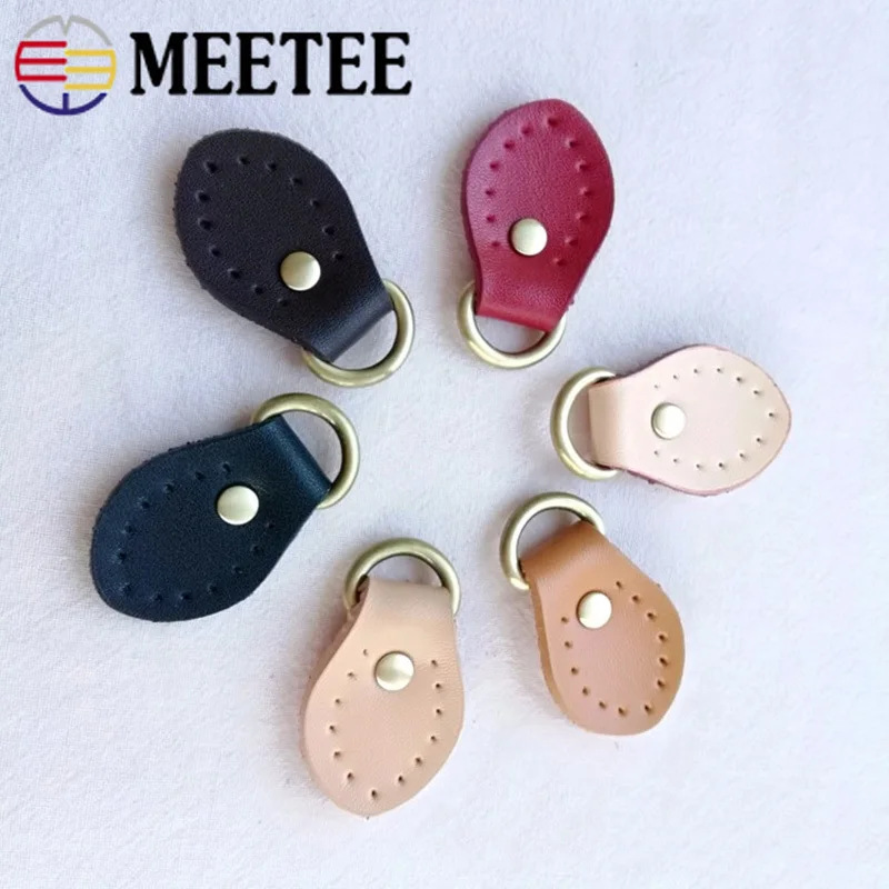 Meetee 10 шт. 45*25/68*35 мм толстая натуральная кожа пряжка для сумки сделай сам ручная