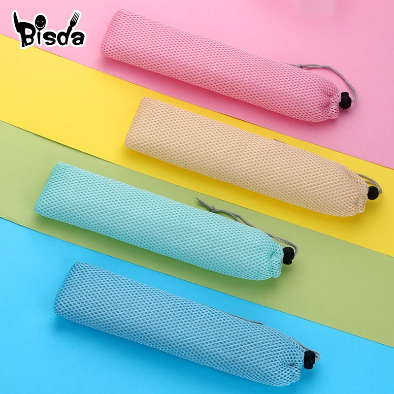 Buy 100 Pieces Bags For Straws Chopsticks Reusable 6