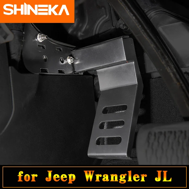 SHINEKA педали для Jeep Wrangler JL 2018 + алюминиевый сплав автомобильные тормозные подножки