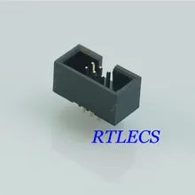 20 штук 0,05" 1,27 мм 2x3 Pin 6 позиций IDC Мужская коробка заголовок двойной ряд через отверстие окутанные строк пространство 1,27 мм для IDC разъем