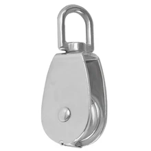 SHGO горячий-подъемный шкив из нержавеющей стали одиночный веревочный-100 мм