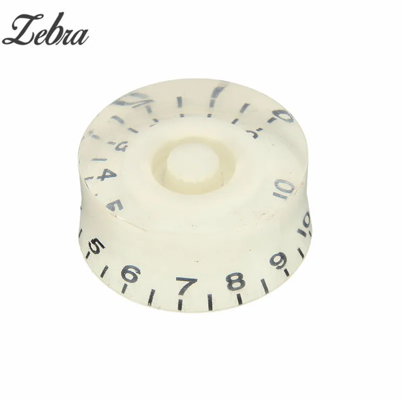 Zebra Acrylic Guitar Knobs Speed Control Volume Tone for Guitar