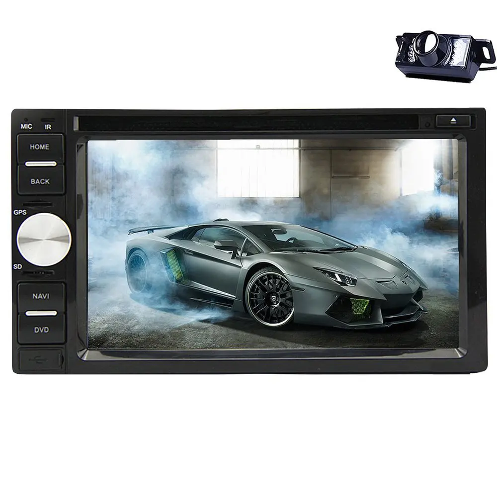 BLUETOOTH Car Stereo DVD/CD player 6.2 inch Touchscreen GPS navigation